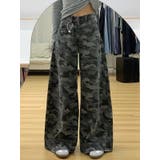 カモフラージュプリントデニムパンツ | LETee | 詳細画像1