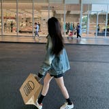 ウォッシュデニム オーバーサイズジャケット | LETee | 詳細画像7