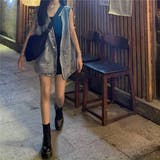 ワンウォッシュ デニムジレ | LETee | 詳細画像10