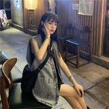 ワンウォッシュ デニムジレ | LETee | 詳細画像6