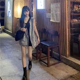 ワンウォッシュ デニムジレ | LETee | 詳細画像9