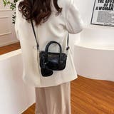 BLACK | パールハンドルミニミニショルダーバッグ/2WAY | LETee