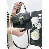 BLACK | 異素材コンビハンドバッグ/2WAYショルダーバッグ | LETee