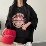 サークルプリントBIGシルエットカットソートップス/7分袖 | LETee | 詳細画像21