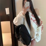 ワンサイドプリントトップス/カットソー/長袖 | LETee | 詳細画像2