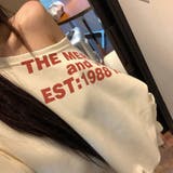 ワンサイドプリントトップス/カットソー/長袖 | LETee | 詳細画像4