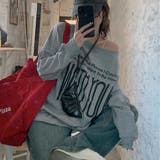 GREY | WITHYOU&94プリントカットソートップス/2WAYトップス | LETee