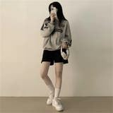 袖ラインロゴプリントトレーナー/2本ライン/フロントロゴプリント | LETee | 詳細画像6