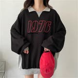 配色えり付きプルオーバー/スキッパー/バイカラートップス | LETee | 詳細画像13