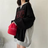 配色えり付きプルオーバー/スキッパー/バイカラートップス | LETee | 詳細画像15