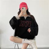 配色えり付きプルオーバー/スキッパー/バイカラートップス | LETee | 詳細画像17