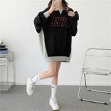 配色えり付きプルオーバー/スキッパー/バイカラートップス | LETee | 詳細画像18