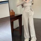 ZIPパーカーセットアップ/パンツ＆パーカー | LETee | 詳細画像1 