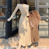 ヘンリーネックAラインカットソーワンピース | LETee | 詳細画像1