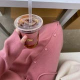 前開きえり付きニットワンピース/ストリングベルト | LETee | 詳細画像16