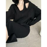 ホルターネックワンピース&Vプルオーバーセットアップ/裾スリット | LETee | 詳細画像9