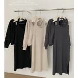 ホルターネックワンピース&Vプルオーバーセットアップ/裾スリット | LETee | 詳細画像16