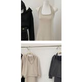 ホルターネックワンピース&Vプルオーバーセットアップ/裾スリット | LETee | 詳細画像18