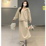 ホルターネックワンピース&Vプルオーバーセットアップ/裾スリット | LETee | 詳細画像2