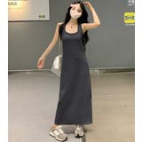 ホルターネックワンピース&Vプルオーバーセットアップ/裾スリット | LETee | 詳細画像5