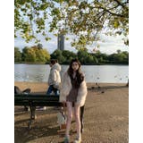 えり付きドッキングワンピース/オフショルダー/チェック使い | LETee | 詳細画像6 