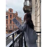 Ｖネックプルオーバー＆マーメイドスカート ニットスーツ | LETee | 詳細画像6 