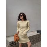 クルーネックプルオーバー＆タイトミニスカート ニットスーツ | LETee | 詳細画像6 