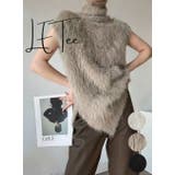 フェザーニットタートルネックプルオーバー/ノースリーブ/ベスト使い | LETee | 詳細画像1