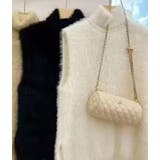 フェザーニットタートルネックプルオーバー/ノースリーブ/ベスト使い | LETee | 詳細画像10