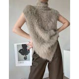 フェザーニットタートルネックプルオーバー/ノースリーブ/ベスト使い | LETee | 詳細画像11