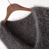 フェザーニットVネックベスト/レイヤードコーデ | LETee | 詳細画像5 