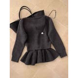 ボートネックニットプルオーバー/取り外しペプラム付 | LETee | 詳細画像9 