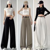 ツータックワイドレッグパンツ/ターンアップボトムス | LETee | 詳細画像10 