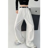 ツータックワイドレッグパンツ/ターンアップボトムス | LETee | 詳細画像23 