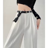 ツータックワイドレッグパンツ/ターンアップボトムス | LETee | 詳細画像26 