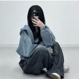 デニムパーカー/ZIPUPブルゾン | LETee | 詳細画像4 