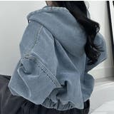 デニムパーカー/ZIPUPブルゾン | LETee | 詳細画像6 