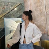 襟付きジップアップトップス/ダブルジップ/カットソージャケット | LETee | 詳細画像16