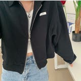 襟付きジップアップトップス/ダブルジップ/カットソージャケット | LETee | 詳細画像20