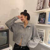 襟付きジップアップトップス/ダブルジップ/カットソージャケット | LETee | 詳細画像3