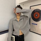 襟付きジップアップトップス/ダブルジップ/カットソージャケット | LETee | 詳細画像8