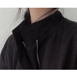 ボリューム袖ジップアップジャケット/スタンドカラー/ドローコード付 | LETee | 詳細画像9 