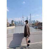 フェイクレザーえり付きジャケット/裾ゴムジップアップジャケット | LETee | 詳細画像14 