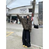 カモフラージュプリントパーカー/ジップアップパーカー | LETee | 詳細画像3 