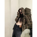 カモフラージュプリントパーカー/ジップアップパーカー | LETee | 詳細画像6 