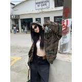 カモフラージュプリントパーカー/ジップアップパーカー | LETee | 詳細画像7 