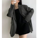 ワンボタンテーラードジャケット | LETee | 詳細画像3 