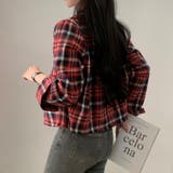 チェック柄クロップドシャツジャケット | LETee | 詳細画像9