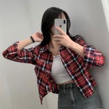 チェック柄クロップドシャツジャケット | LETee | 詳細画像11