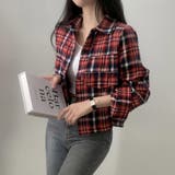 チェック柄クロップドシャツジャケット | LETee | 詳細画像14